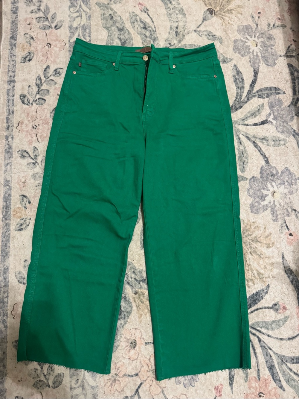 Judy Blue Green Wide-Leg Women’s Jeans